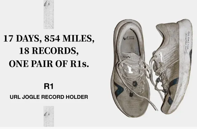 Mount to Coast R1 shoes after a long-distance record run